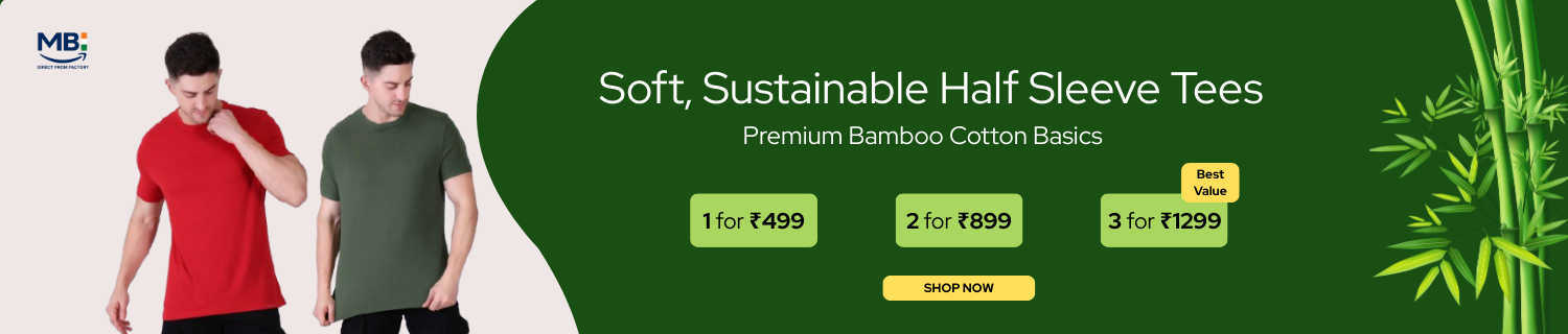 Nature Plus Men’s Bamboo T-shirts